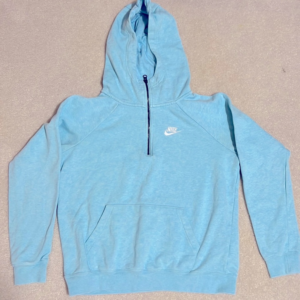Nike Zipper Neck Hoodie Sweatshirt